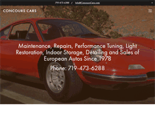 Tablet Screenshot of concourscars.com